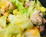 鶏肉とキャベツの玉子野菜炒め作り方3写真