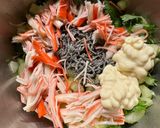 やみつき！セロリ塩昆布カニカマ簡単サラダ作り方2写真