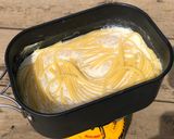 ▲山ごはん▲松茸風味ちいかま豆乳パスタ作り方3写真