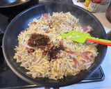 1食100円程度！もち麦ご飯でそばめし作り方8写真