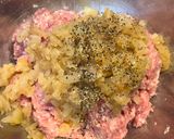 おもてなし主菜。かぼちゃサラダ肉料理ハンバーグ作り方4写真