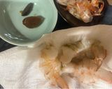 えびとつるむらさきのペペロンチーノ♪作り方2写真