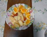 可愛く!櫛形切り伊予柑を横半分にカット!作り方5写真