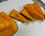 ★レンジでチン！かぼちゃの煮物とマヨ和え作り方1写真