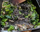 蕪の葉、小魚、塩昆布でふりかけ擬き！作り方3写真