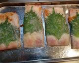 生春巻き焼き　大葉&チーズ&ベーコン作り方3写真