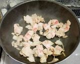 ケチャップ味の小松菜入り豚バラ大根作り方2写真