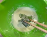 春の味覚☆ふきのとうの天ぷら☆みそだれ付作り方5写真