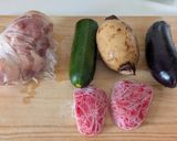 夏野菜と蓮根チキンの味噌マスタードソテー作り方6写真