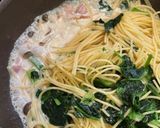 包丁いらず！ズボラ♡きのこベーコンクリームパスタ作り方6写真