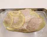 フライパンで鶏ムネ肉のレモン蒸し作り方2写真