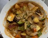 お一人様梅クリーミー味根菜たっぷり野菜炒作り方19写真