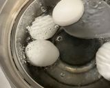 もう失敗しない⭐︎7分半の半熟ゆで卵作り方2写真