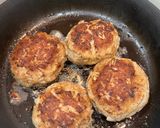 和風きのこソースのふわふわハンバーグ作り方7写真