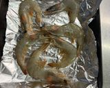 安旨っ🦐バナメイエビの殻付きグリル焼き作り方2写真