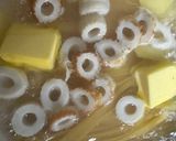 じゃがいもとちくわの春色香るパスタ💚作り方5写真