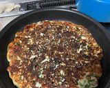 チーズとネギと豆腐のふわふわ焼き作り方3写真