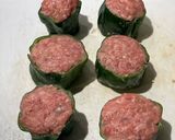 剥がれないピーマンの肉詰め作り方3写真