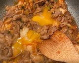 豚キムチ丼作り方5写真