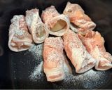 お弁当☆エリンギとチーズのくるくる豚巻き作り方2写真
