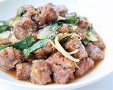 【Bistro豚カシラのスタミナ炒め】作り方4写真