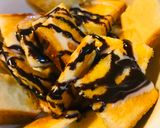 こまぎれトースト●練乳＆チョコソース作り方3写真