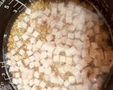 プチプチパラパラスパムのもち麦チャーハン作り方1写真
