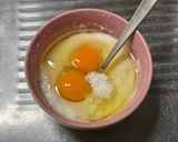 スキレットde簡単　餅フレンチトースト風作り方4写真