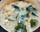 なめこと豆腐の玉ねぎわかめの味噌汁作り方10写真