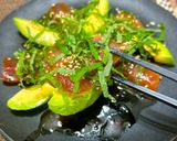 マグロの漬けとアボカドの和風カルパッチョ作り方7写真