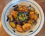 家族絶賛！パパッと鶏なすスタミナ丼作り方6写真