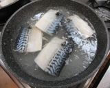 さばのみそ豆乳だれかけ作り方1写真