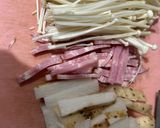 腸活⭐︎長芋ときのこのホイル焼き作り方1写真