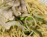 簡単　アスパラと豚肉のバジルソースパスタ作り方10写真