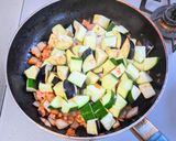 夏野菜のキーマカレー作り方5写真