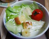 不器用クルトンシーザーサラダ作り方3写真
