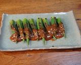 焼オクラの田楽味噌和え作り方7写真