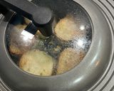 れんこんハサミ焼き 鶏肉ミンチ作り方3写真