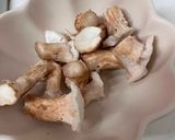 椎茸の軸でサイゼのエスカルゴ風作り方1写真
