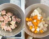 風邪引きさんに効くチキンスープ🍲作り方2写真