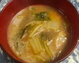 白菜とアサリの韓国風スープ作り方7写真