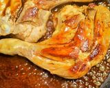 ★🎄クリスマスに骨付きモモ肉の照り焼き💕作り方8写真