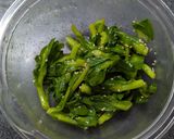 春の訪れ♡チンゲン菜花のナムル作り方4写真