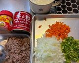 【ひき肉BACEアレンジ❷ドライカレー】作り方1写真
