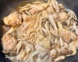 おつまみに！鶏きのこの甘辛チーズ焼き作り方5写真