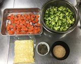 【保育園給食】たんぱくおにぎり作り方1写真