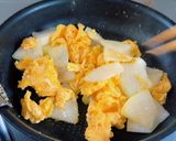 冬瓜と卵の塩麹炒め作り方7写真
