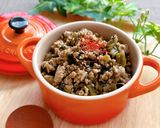 新米のおともに★高菜入り豚そぼろ作り方7写真