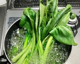 豚バラ肉と小松菜と椎茸と納豆の味噌炒め作り方8写真