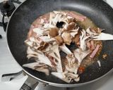 茄子とベーコンの麺つゆアンチョビパスタ作り方6写真